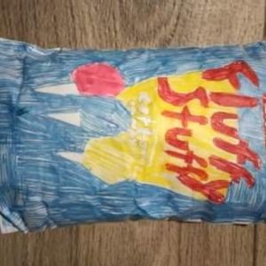 Fluffy stuff paper squishy